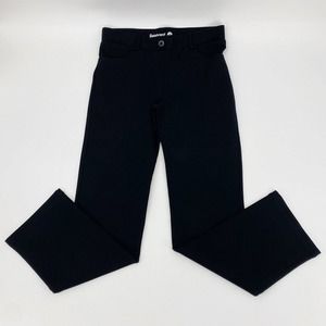 Betabrand Straight Leg 7 Pocket Dress Yoga Pants Black Sz MP